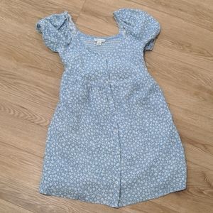 American Eagle Blue Babydoll Dress